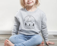 Load image into Gallery viewer, Personalised Snow Globe - Kids Christmas Jumper
